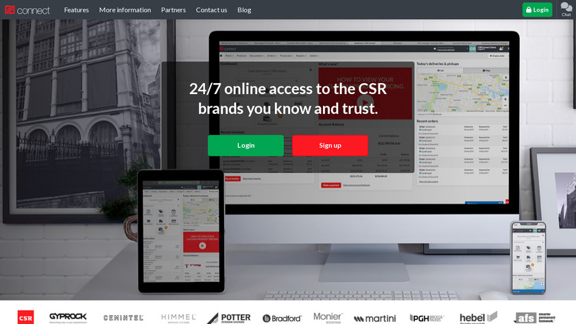 CSRconnect Landing Page