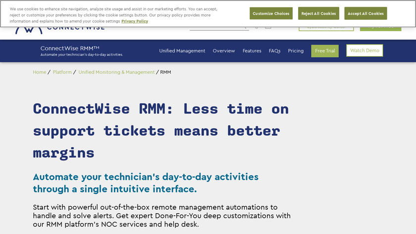 Continuum Help Desk Landing Page
