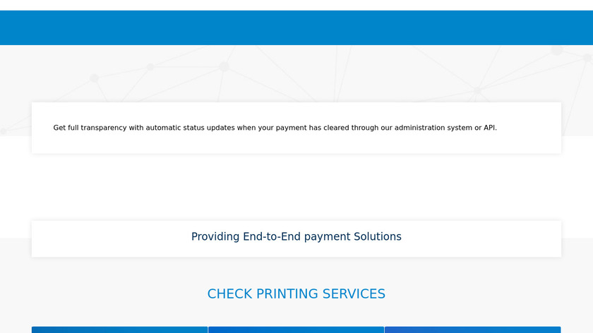 CheckIssuing Landing Page