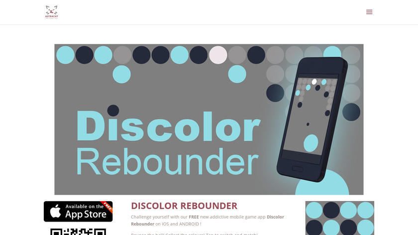 Discolor Rebounder Landing Page