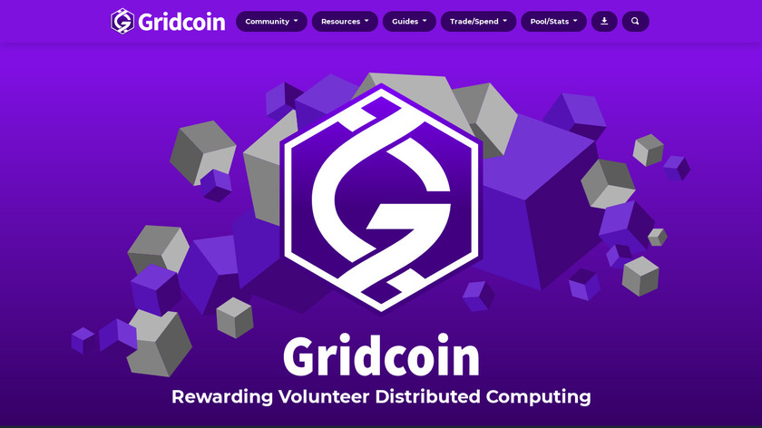 Gridcoin Landing Page
