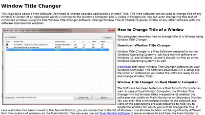 Window Title Changer image