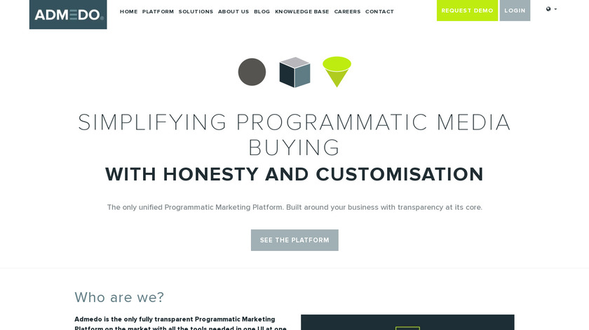 Admedo Landing Page