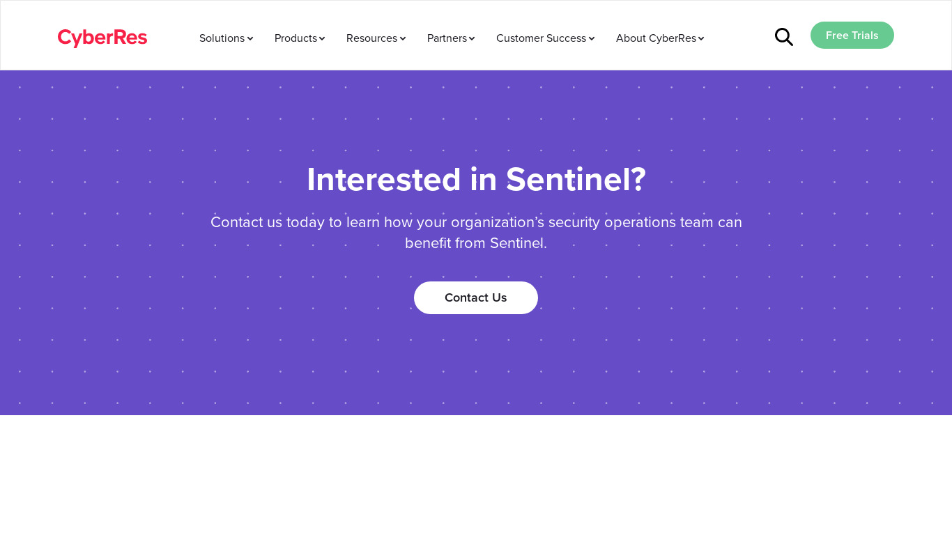 NetIQ Sentinel Landing page