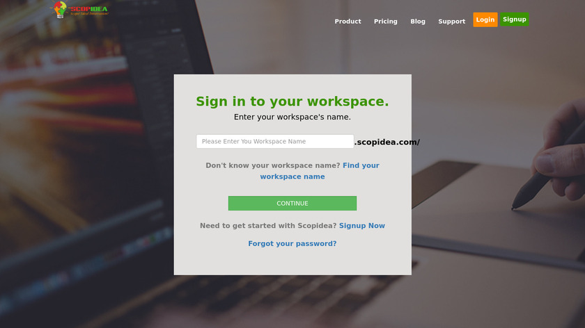 Scopidea Landing Page