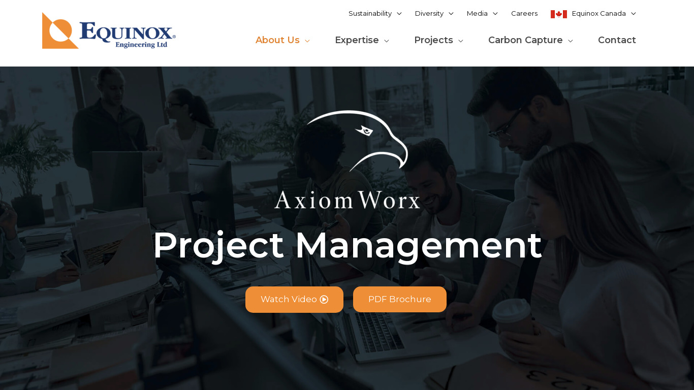 AxiomWorx Landing page