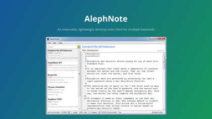 AlephNote image
