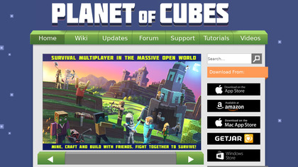 Planet of Cubes Survival Craft image