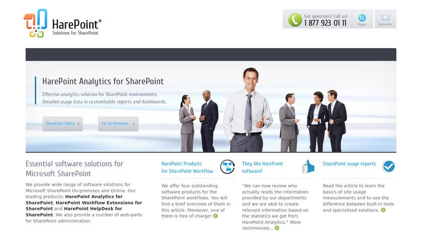 HarePoint Landing Page