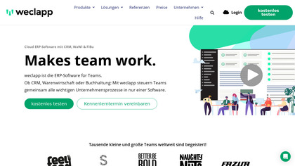 Weclapp Cloud CRM image