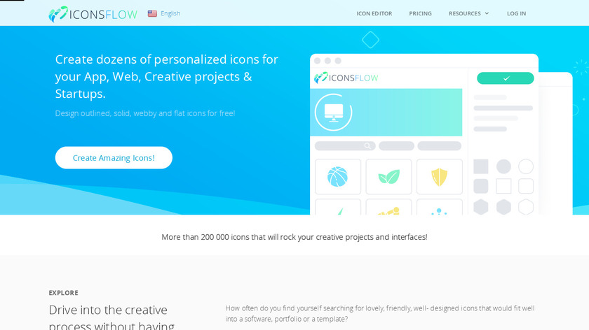 Iconsflow Landing Page