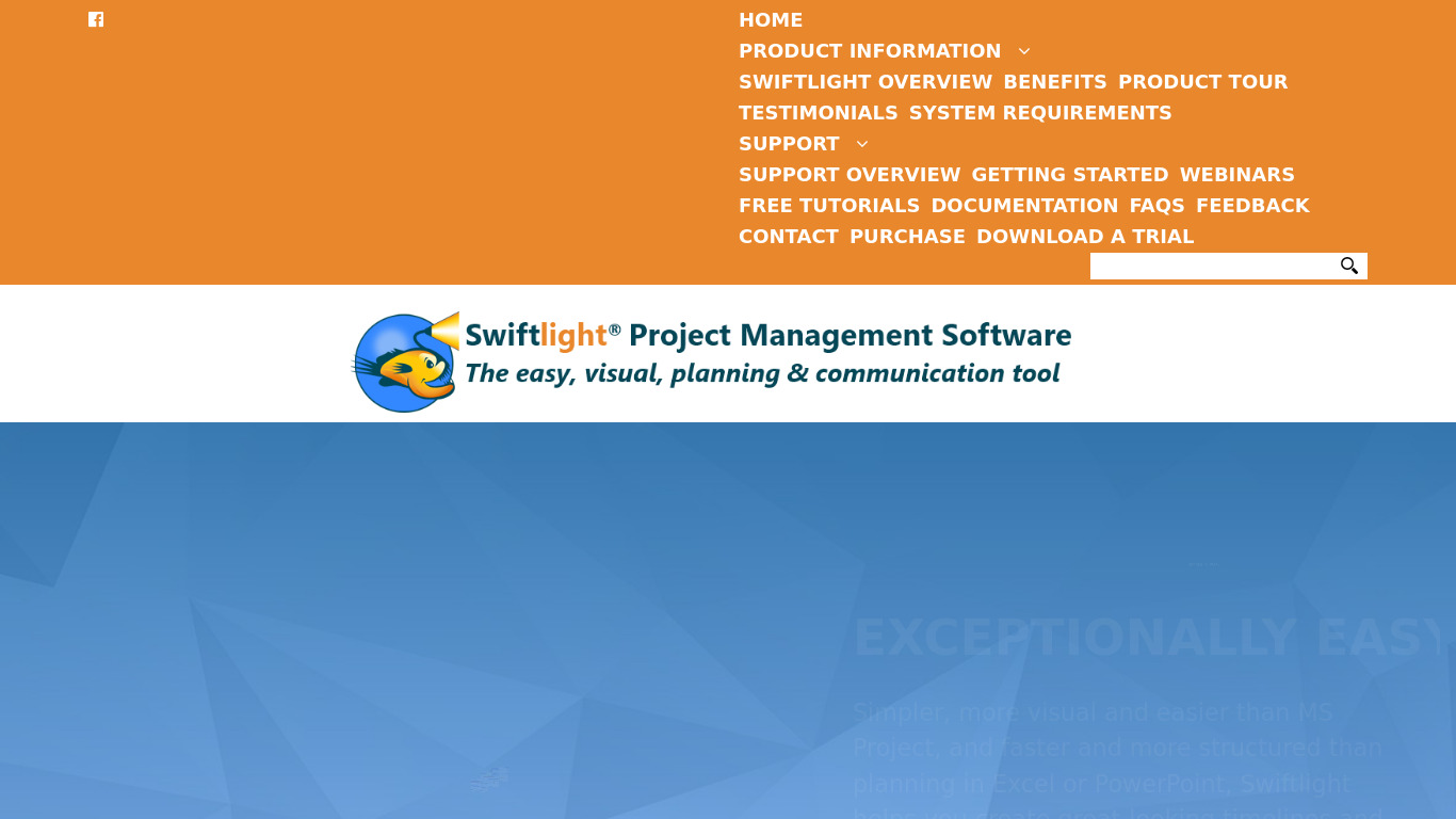 Swiftlight Landing page