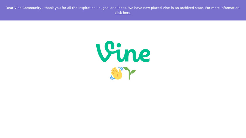 Vine Landing Page