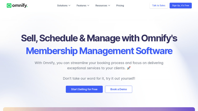 Omnify Landing Page