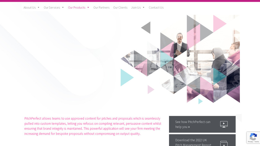 PitchPerfect Landing Page