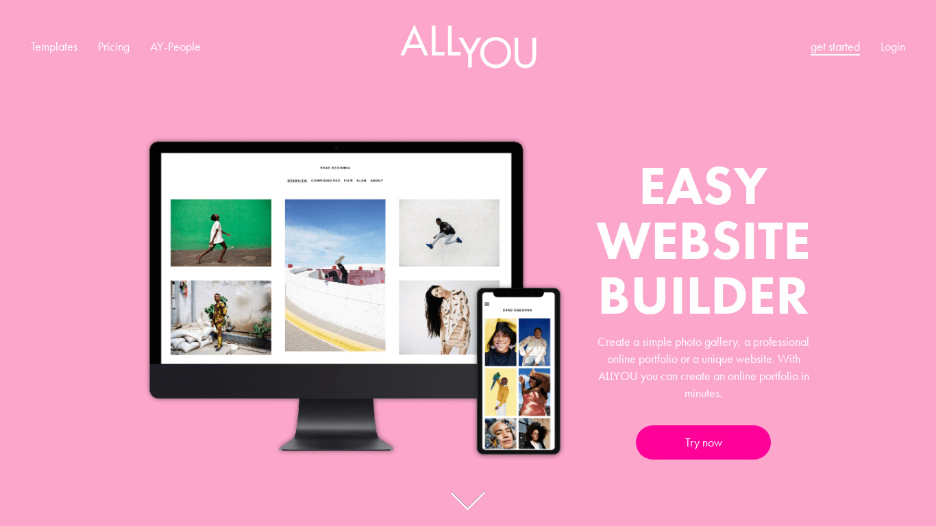 ALLYOU Landing page