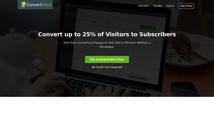 ConvertHero Landing Page