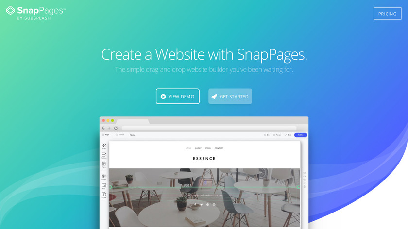 SnapPages Landing Page