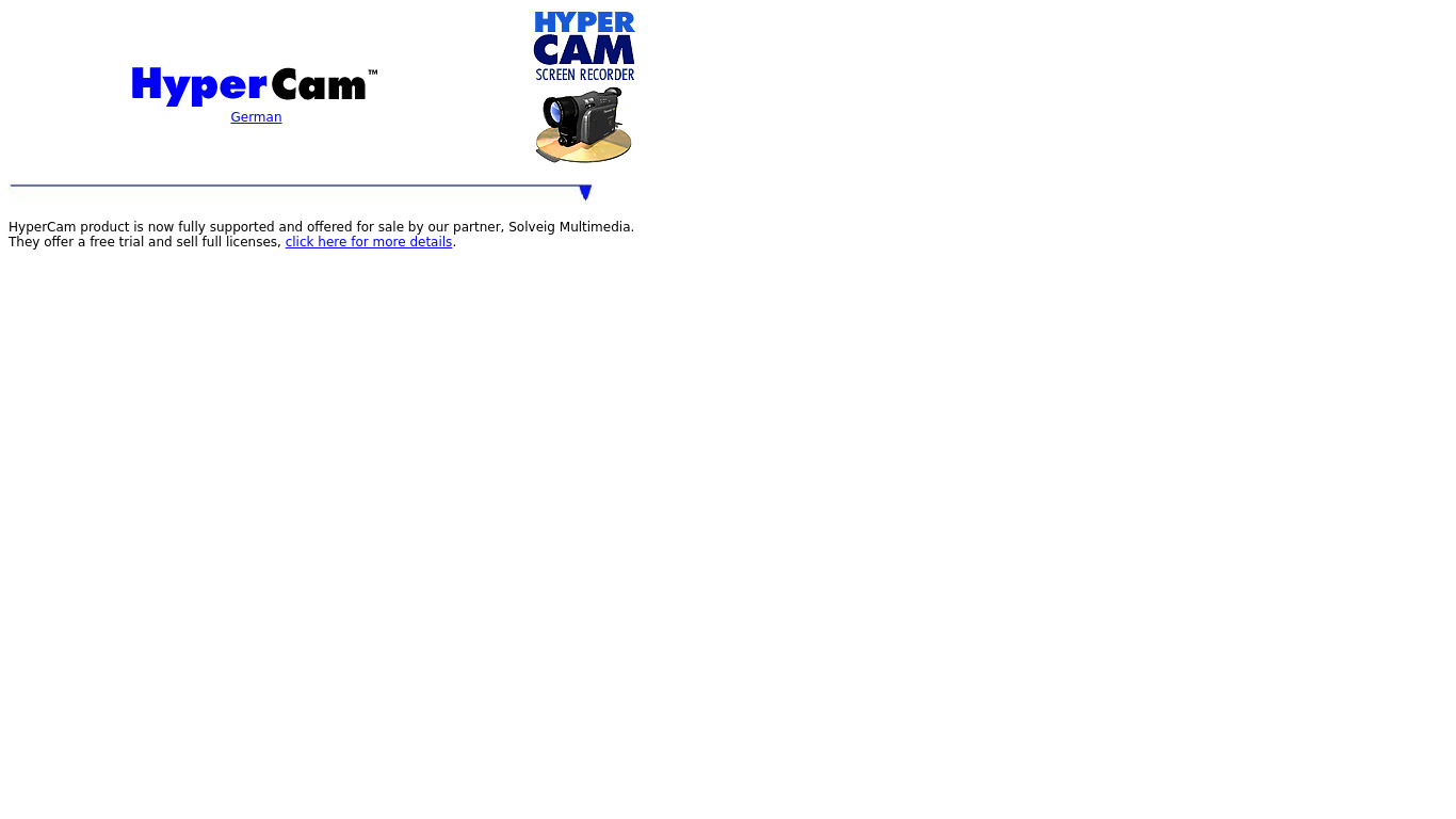 HyperCam Landing page