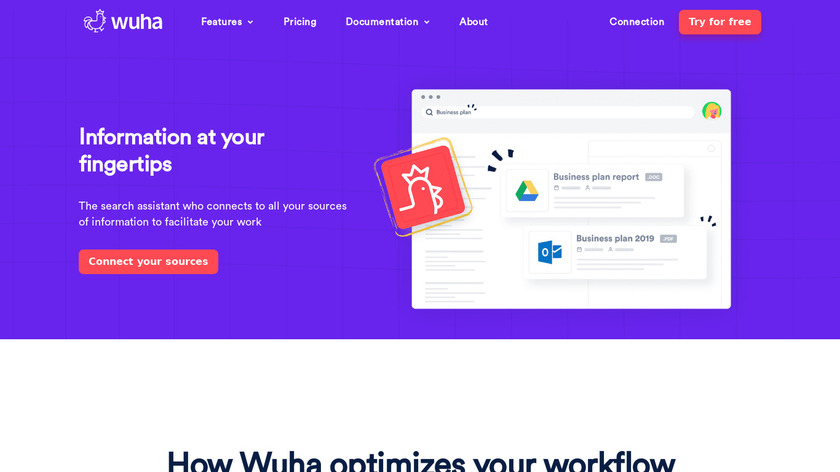 Wuha Landing Page