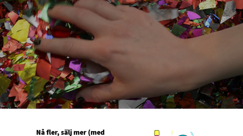 Confetti Landing Page