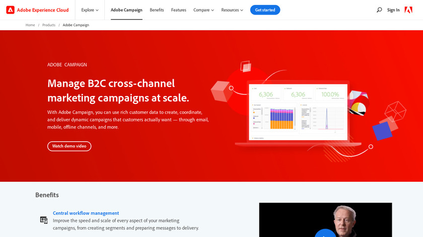 Adobe Campaign Landing Page