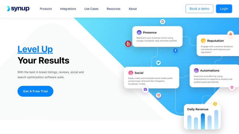 Synup Landing Page
