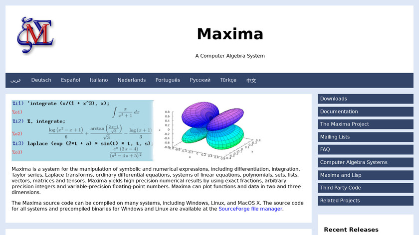 Maxima Landing Page