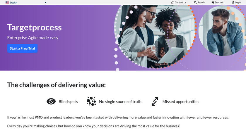 Vizydrop Landing Page