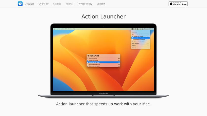 Action Landing Page