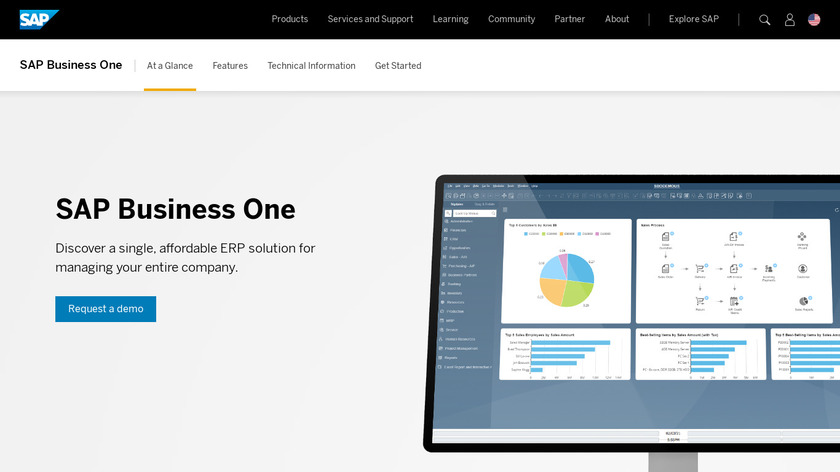 SAP Business One Landing Page