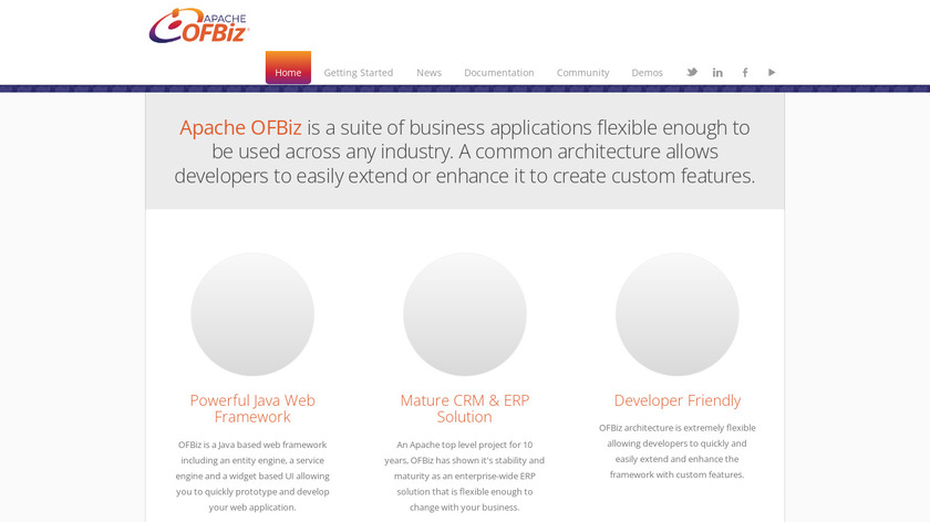 Apache OFBiz Landing Page