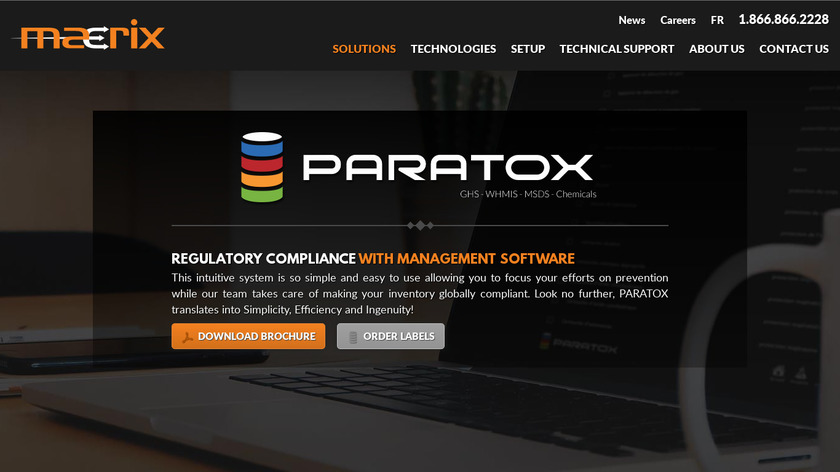 Paratox by Maerix Landing Page