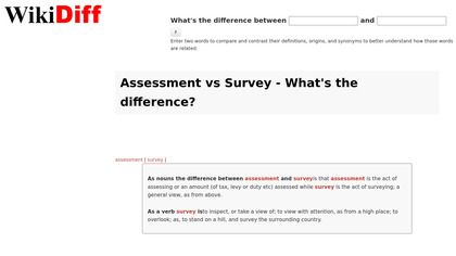 Survey and Assessment image
