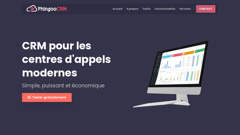 PhingooCRM Landing Page