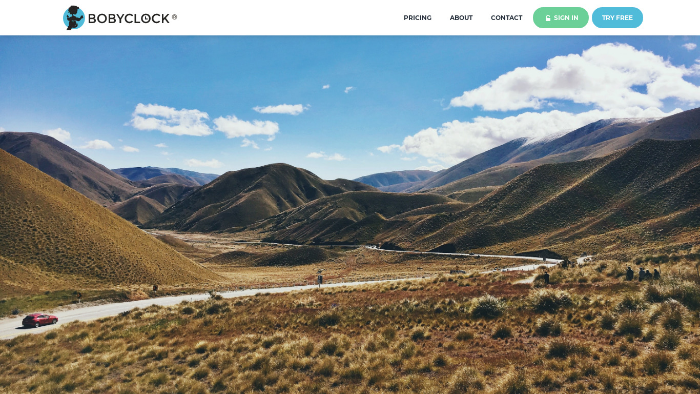 BobyClock Landing page