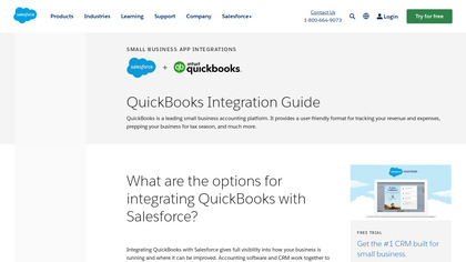 InterWeave Salesforce.com integration with Quickbooks image