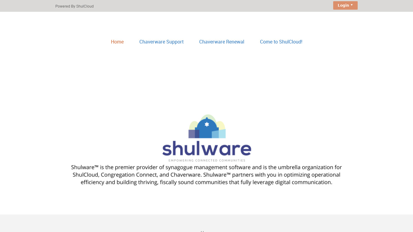 Chaverware Landing page