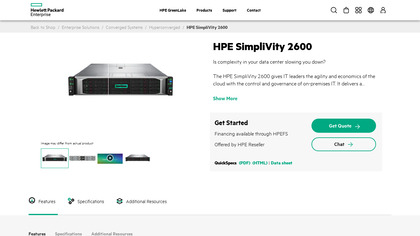 HPE Simplivity 2600 image