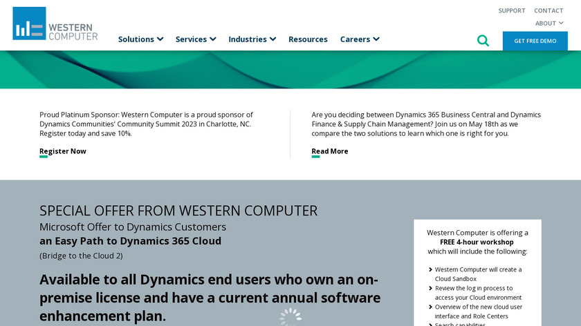 Western Computer Landing Page