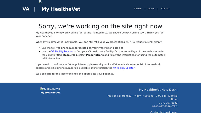 myhealth.va.gov Secure messaging Landing Page