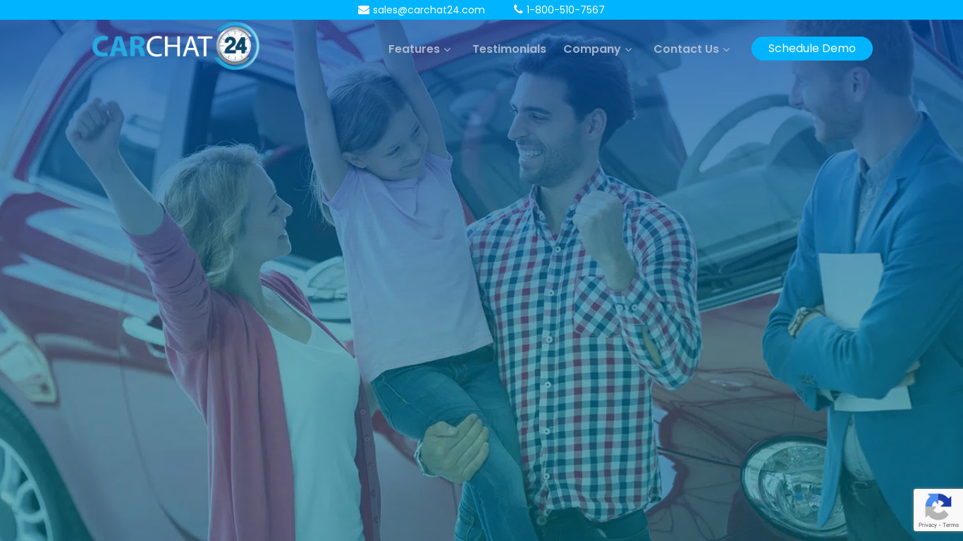 CarChat24 Landing page