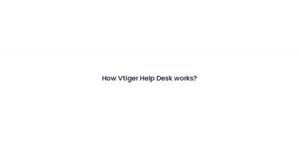Vtiger Help Desk image
