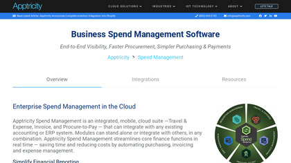 Apptricity Spend Management image