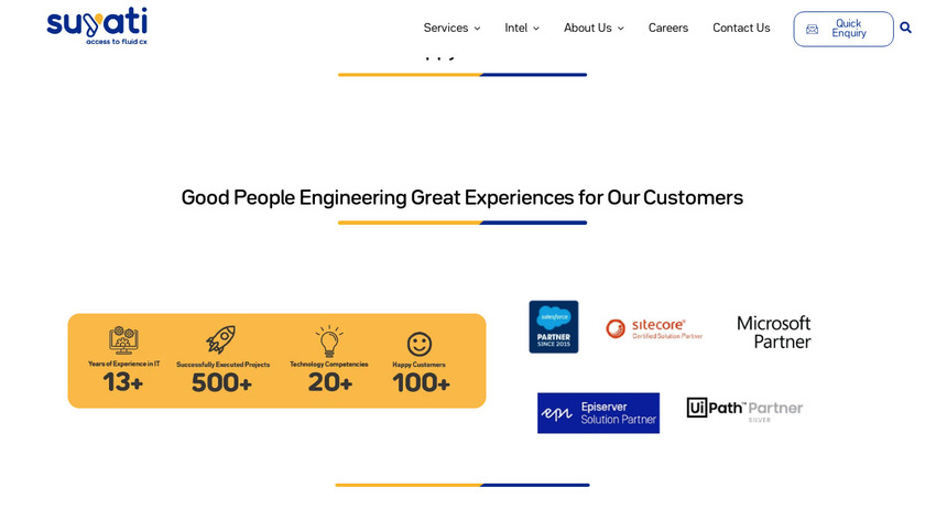 Suyati Landing Page