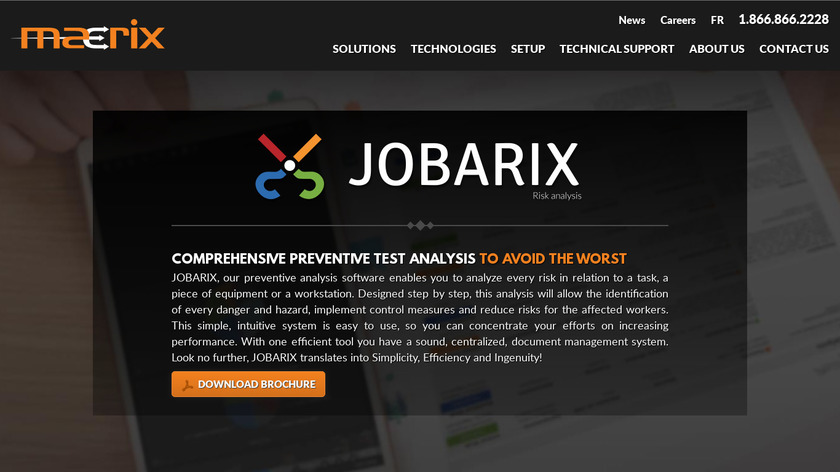 JOBARIX by Maerix Landing Page