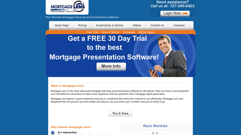 Mortgage Lens Landing Page