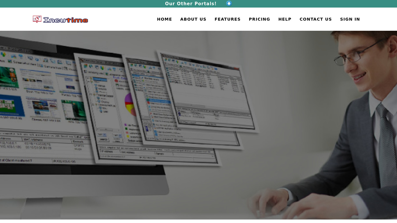 IncuTime Landing page