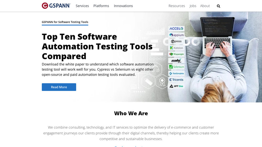 GSPANN Landing Page
