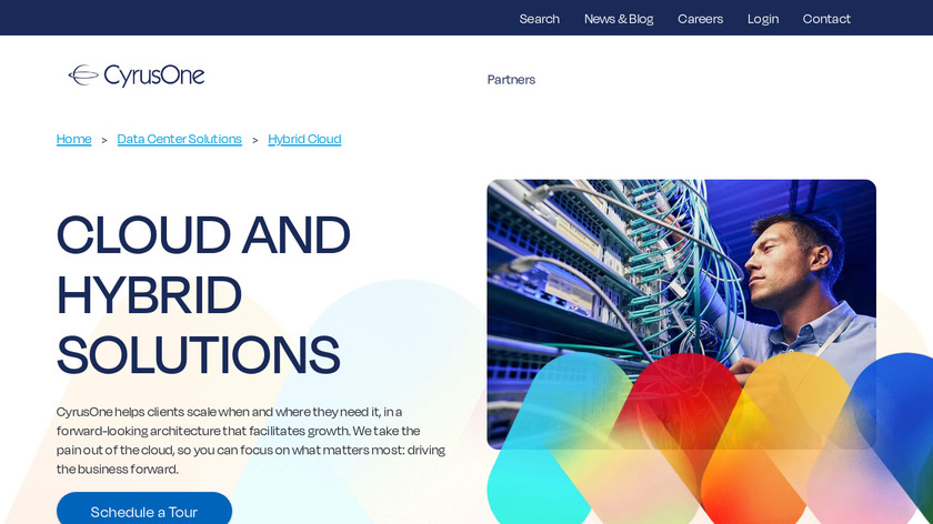Cyrusone Cloud Landing Page